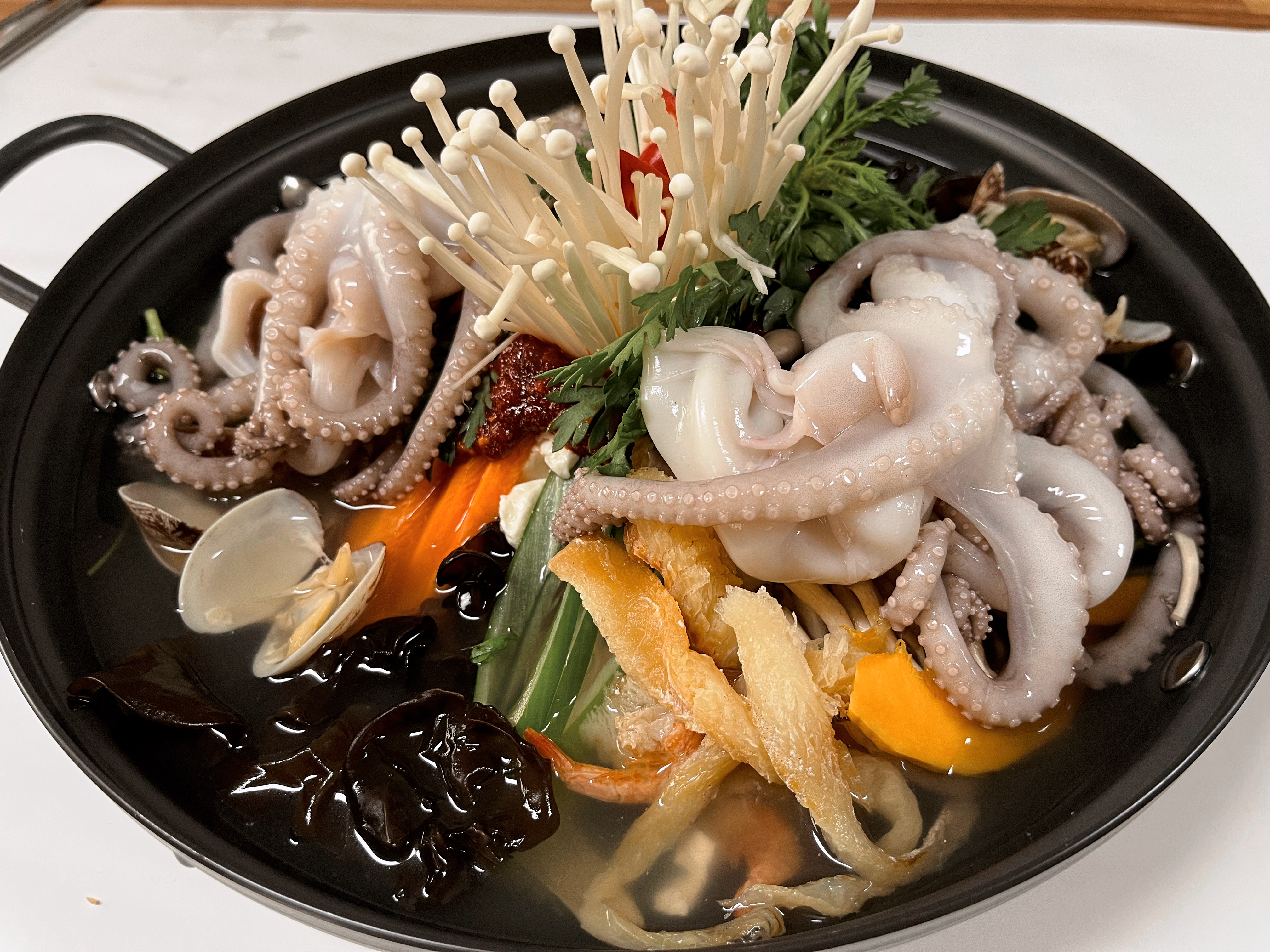 두부-낙지-전골